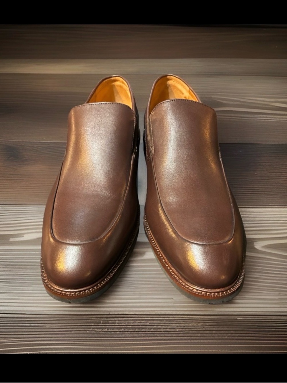 Cole Haan Men’s Warren Loafers 10.5 M Brown Leather Excellent Condition